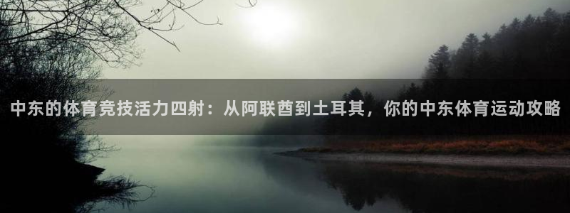 球速体育：中东的体育竞技活力四射：从阿联酋到土耳其，你的中东体育运动攻略